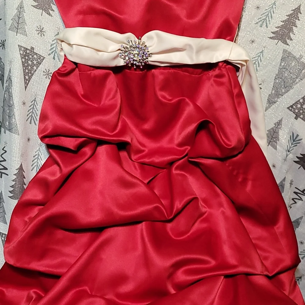 Morgan & Co. Strapless Prom Dress - Picture 8 of 11
